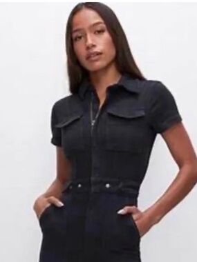 Good American Denim Jumpsuit